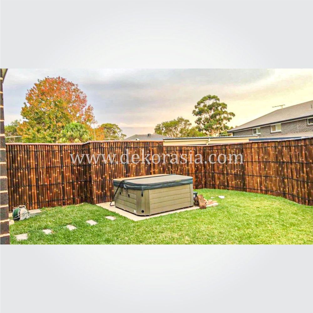 Black half bamboo border - Image 3