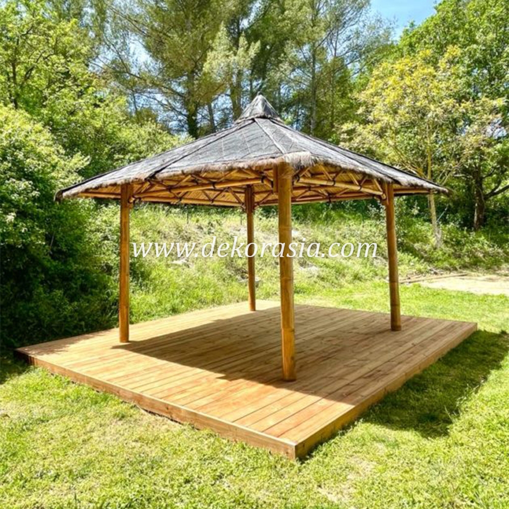 Bamboo Gazebo for Home Garden, Bamboo Gazebo Outdoor - Image 1