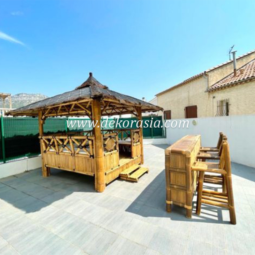 Bamboo Gazebo for Home Garden, Bamboo Gazebo Outdoor - Image 1