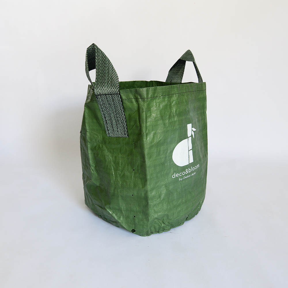 Planter Bag Organic Gardening Planter Bags for Sustainable Living, Certified safe for organic and edible gardening - 2 handle std - D 38 x 40 cm - PB13 - Image 1